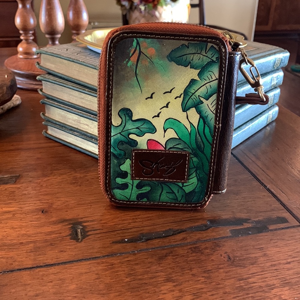 Vtg Sharif Wallet Wristlet - EUC - Picture 2 of 7
